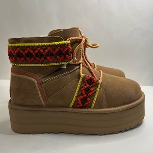 UGG women’s Classic Mini II Braid Platform boots